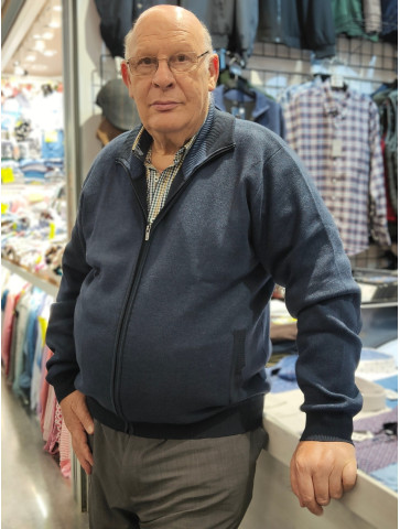 CÁRDIGAN CREMALLERA