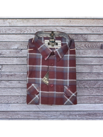 CAMISA DE FRANELA con 2 BOLSILLOS