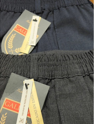 PANTALÓN DE VESTIR CON CINTURA ELÁSTICA