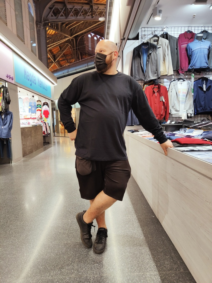 CAMISETA BÁSICA DE MANGA LARGA TALLA GRANDE