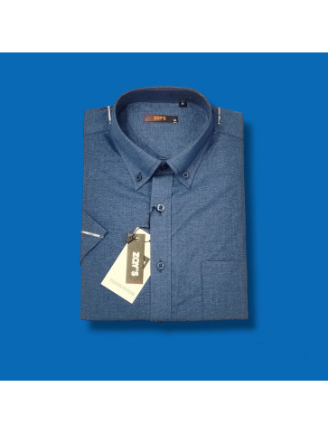 CAMISA DE POPELÍN MANGA CORTA