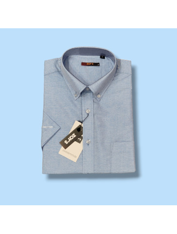 CAMISA DE POPELÍN MANGA CORTA