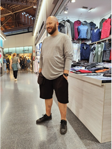 CAMISETA BÁSICA DE MANGA LARGA TALLA GRANDE