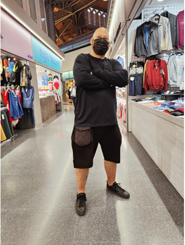 CAMISETA BÁSICA DE MANGA LARGA TALLA GRANDE